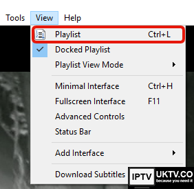 How to setup vlc player for uktv