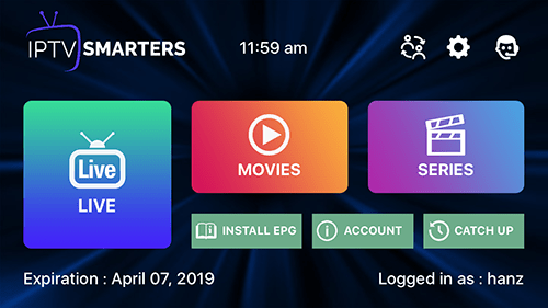 how to set up the iptv smarters app